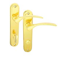 Ручки на планці Єва 72 WC OLV золото